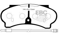 Brake pad set, disc brake DP652 EBC