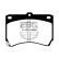 Brake pad set, disc brake DP655 EBC