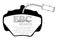 Brake pad set, disc brake DP663 EBC