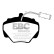 Brake pad set, disc brake DP663 EBC
