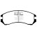 Brake pad set, disc brake DP665 EBC
