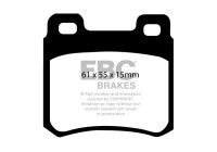 Brake pad set, disc brake DP671 EBC