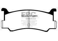 Brake pad set, disc brake DP673 EBC