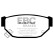 Brake pad set, disc brake DP674 EBC