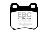 Brake pad set, disc brake DP676 EBC