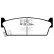 Brake pad set, disc brake DP6862 EBC