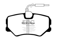 Brake pad set, disc brake DP687 EBC