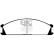 Brake pad set, disc brake DP691 EBC