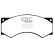 Brake pad set, disc brake DP715 EBC