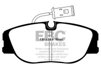 Brake pad set, disc brake DP7333 EBC