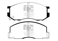 Brake pad set, disc brake DP747 EBC