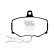 Brake pad set, disc brake DP7562 EBC