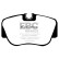 Brake pad set, disc brake DP778 EBC