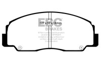 Brake pad set, disc brake DP799 EBC