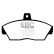 Brake pad set, disc brake DP810 EBC