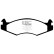 Brake pad set, disc brake DP813 EBC