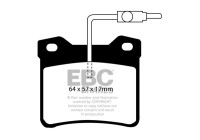 Brake pad set, disc brake DP816 EBC