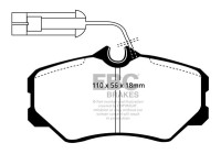 Brake pad set, disc brake DP820 EBC