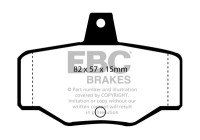 Brake pad set, disc brake DP834 EBC