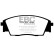 Brake pad set, disc brake DP840 EBC