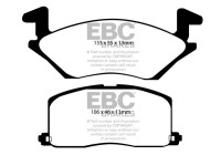 Brake pad set, disc brake DP879 EBC