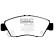 Brake pad set, disc brake DP891 EBC