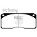 Brake pad set, disc brake DP900 EBC