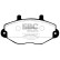 Brake pad set, disc brake DP920 EBC