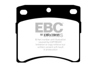 Brake pad set, disc brake DP939 EBC