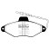 Brake pad set, disc brake DP942 EBC