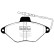 Brake pad set, disc brake DP943 EBC
