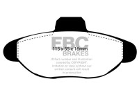 Brake pad set, disc brake DP944 EBC