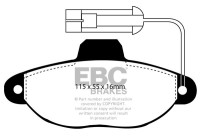 Brake pad set, disc brake DP945 EBC