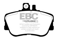 Brake pad set, disc brake DP962 EBC