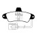 Brake pad set, disc brake DP965 EBC