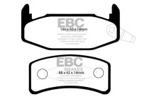 Brake pad set, disc brake DP978 EBC