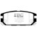 Brake pad set, disc brake DP987 EBC