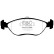 Brake pad set, disc brake DP989 EBC