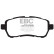 Brake pad set, disc brake DPX2003 EBC