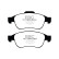Brake pad set, disc brake DPX2023 EBC