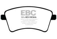 Brake pad set, disc brake DPX2033 EBC