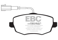 Brake pad set, disc brake DPX2044 EBC