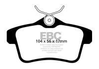 Brake pad set, disc brake DPX2053 EBC