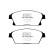 Brake pad set, disc brake DPX2067 EBC