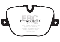 Brake pad set, disc brake DPX2068 EBC