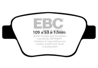 Brake pad set, disc brake DPX2075 EBC