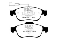 Brake pad set, disc brake DPX2078 EBC