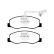 Brake pad set, disc brake DPX2085 EBC