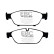 Brake pad set, disc brake DPX2086 EBC