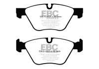 Brake pad set, disc brake DPX2088 EBC